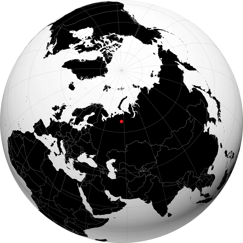 Pechora sul globo