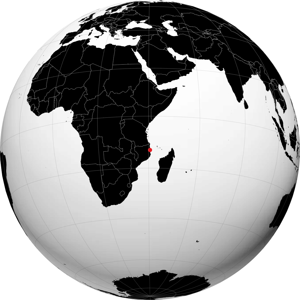Pemba sul globo