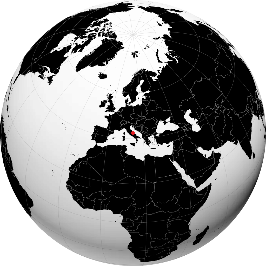 Pescara sul globo