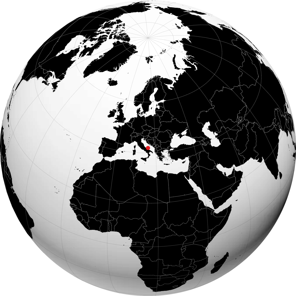 Peschici sul globo