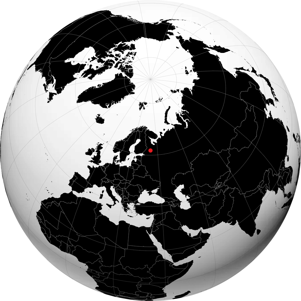 Petrozavodsk sul globo
