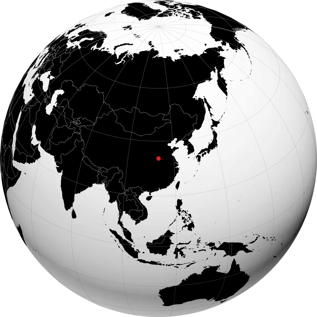 Pingdingshan sul globo