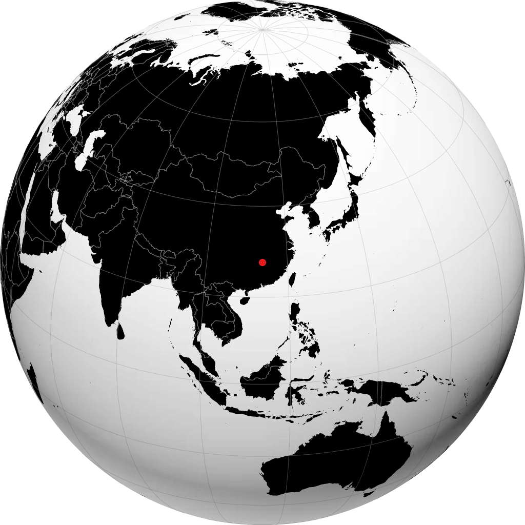 Pingxiang sul globo