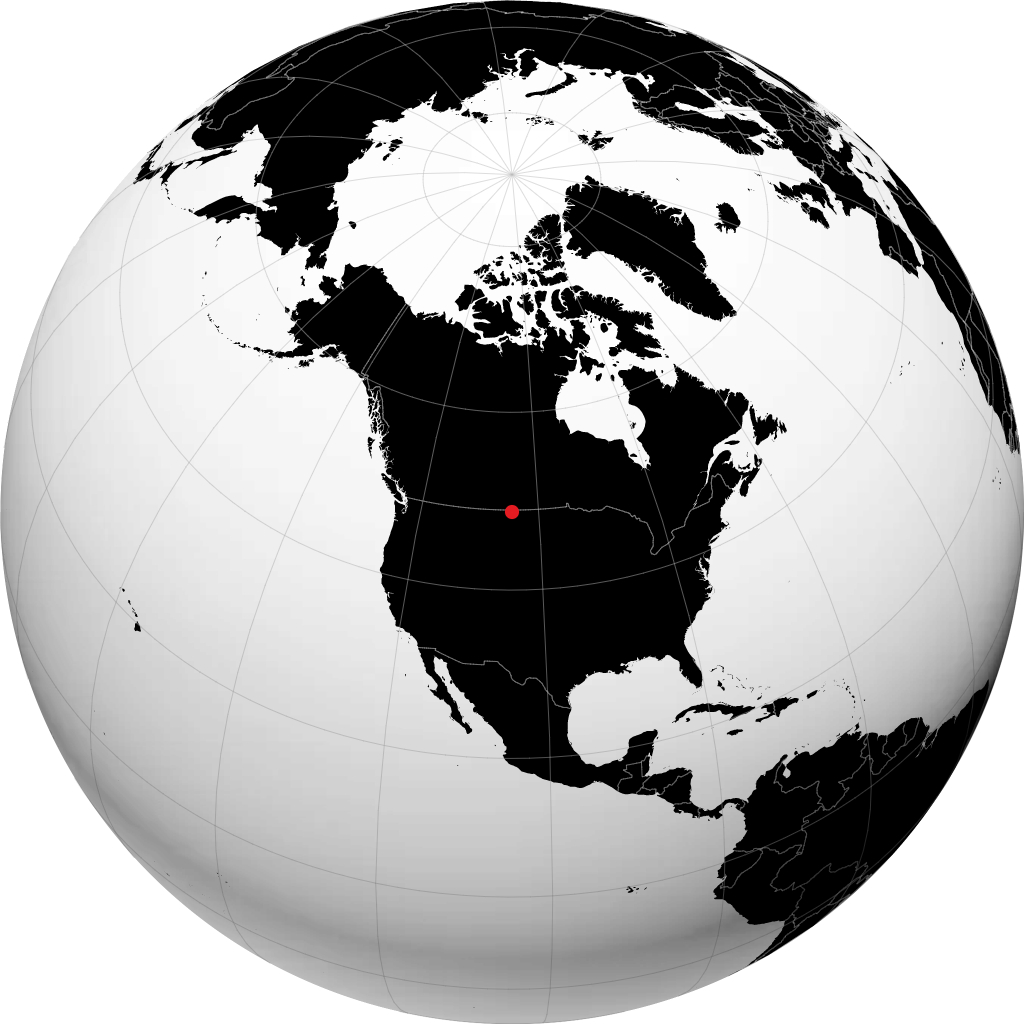 Plentywood sul globo