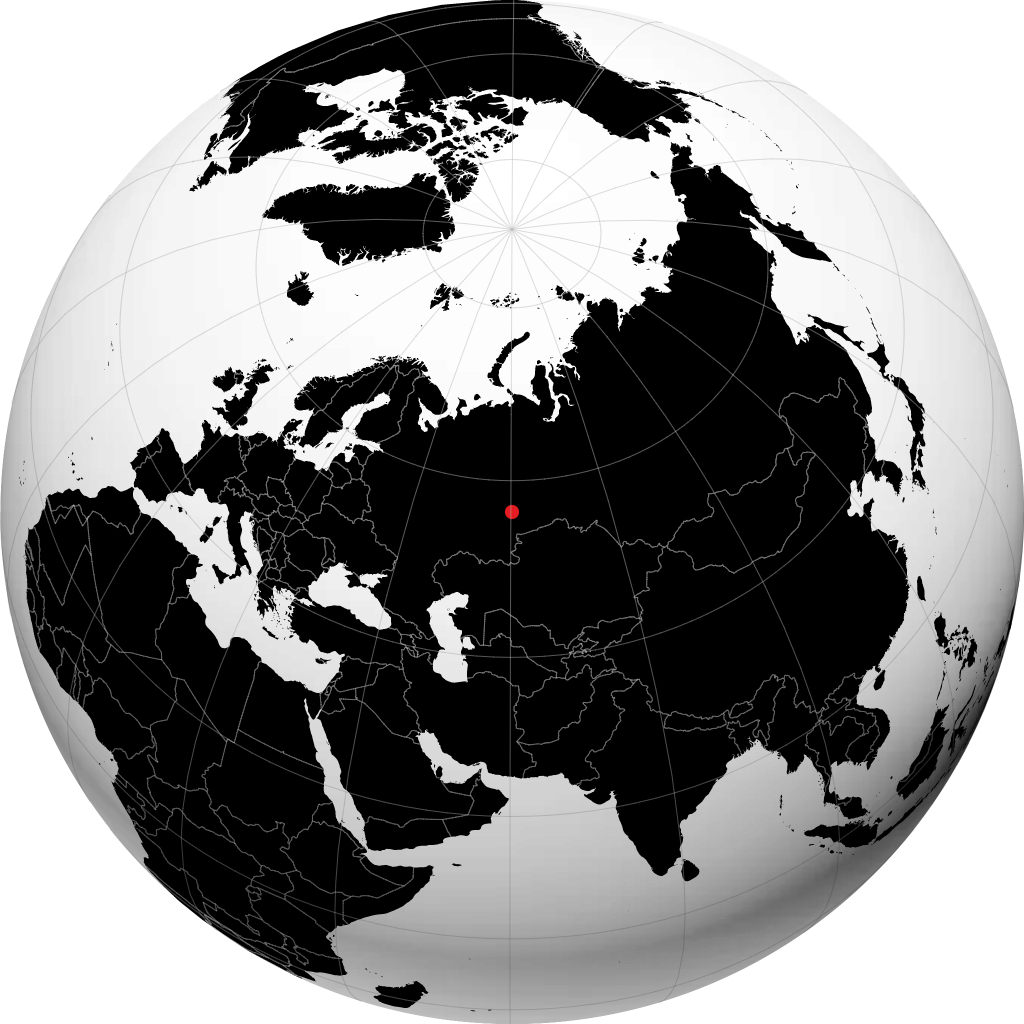 Polevskoy sul globo