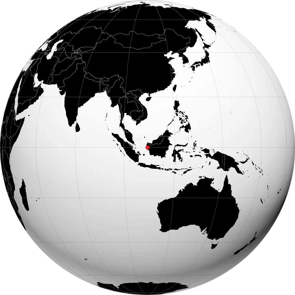 Pontianak sul globo