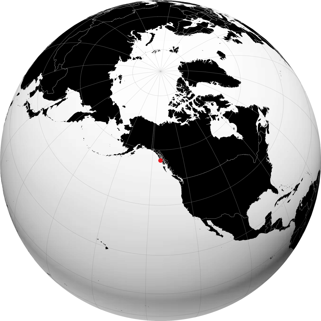 Port Alexander sul globo