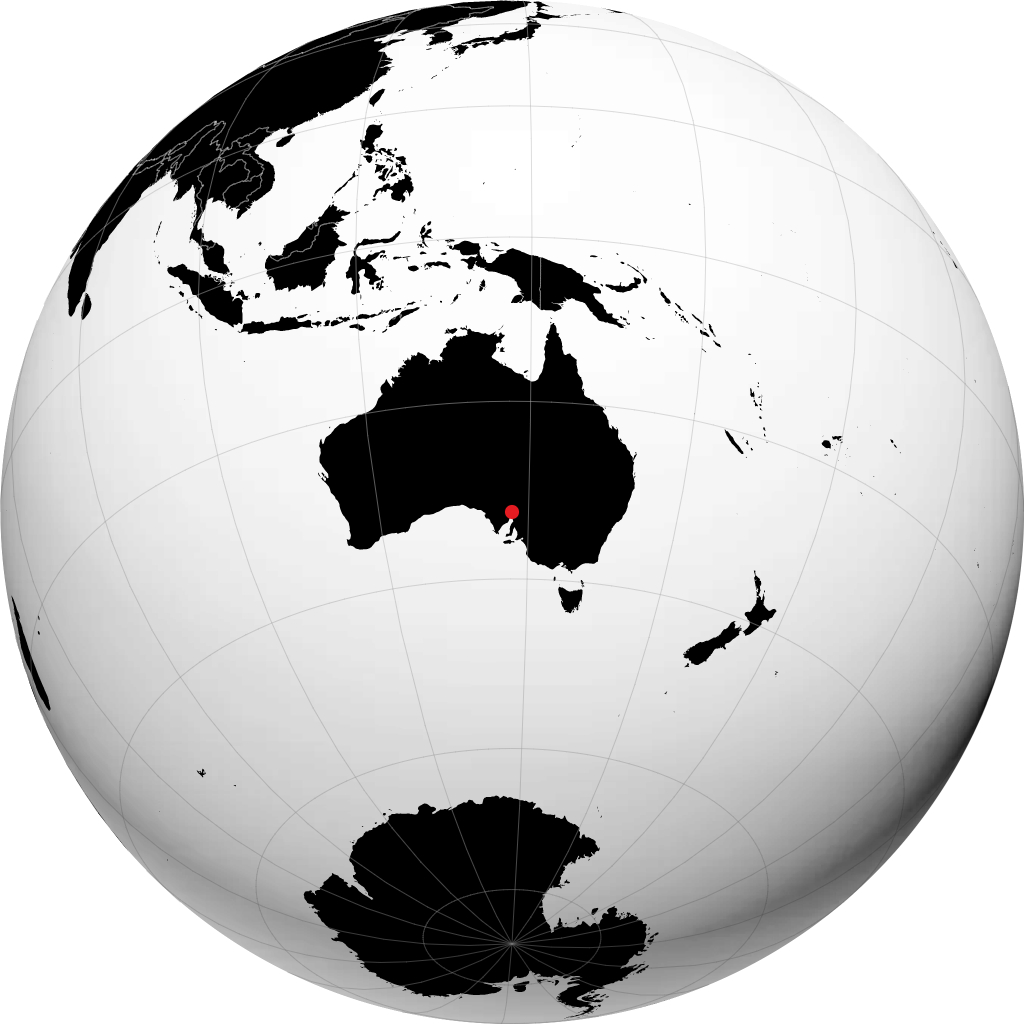 Port Augusta sul globo