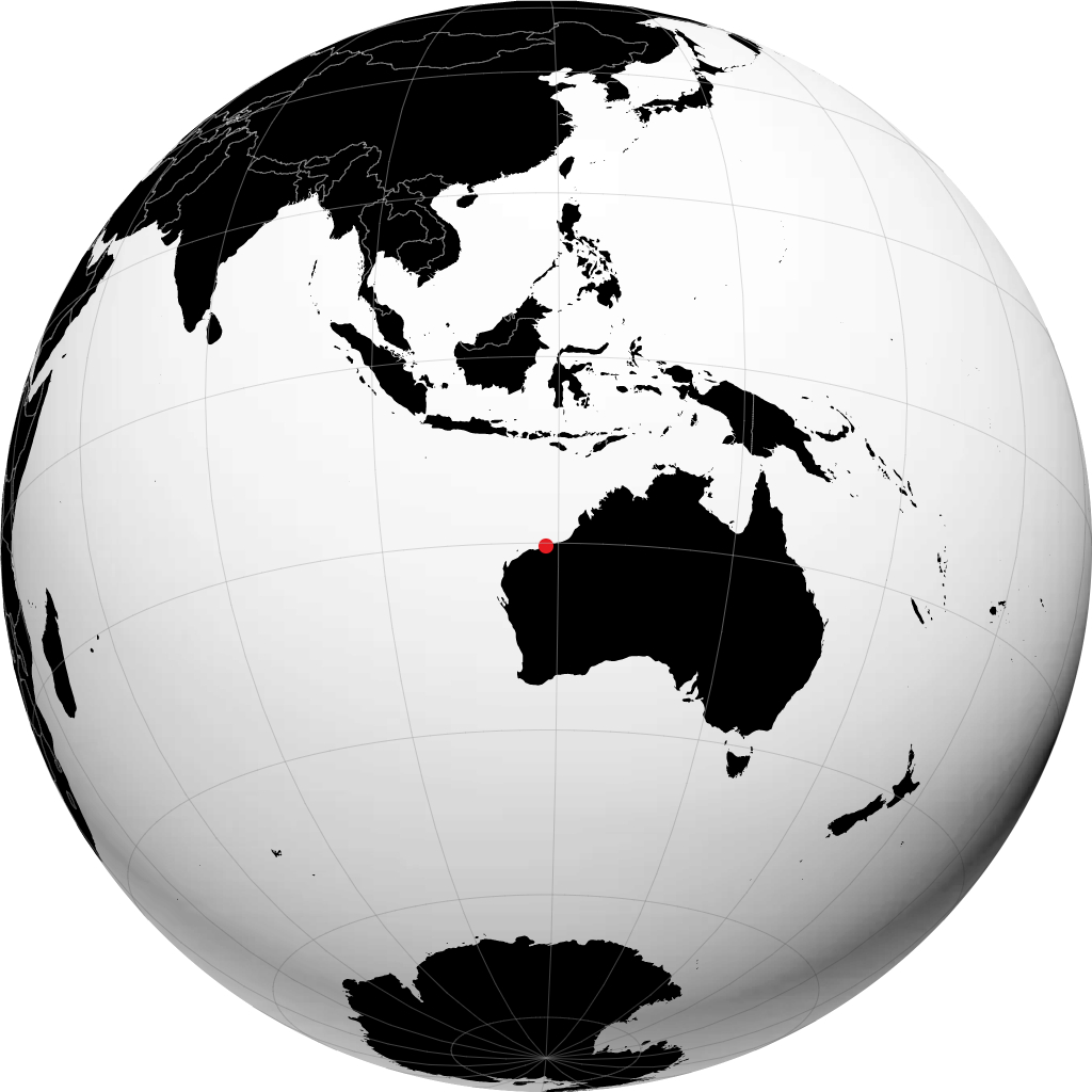 Port Hedland sul globo