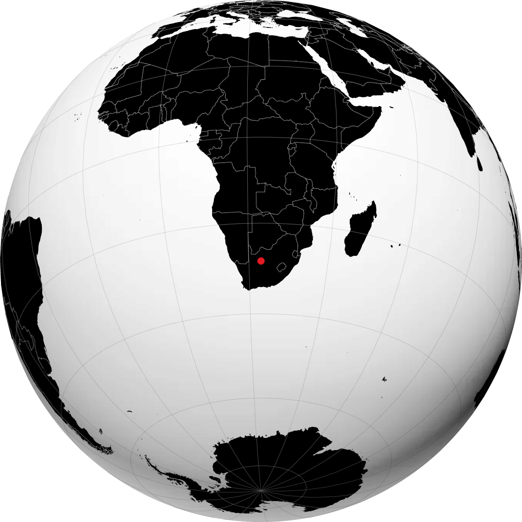 Postmasburg sul globo