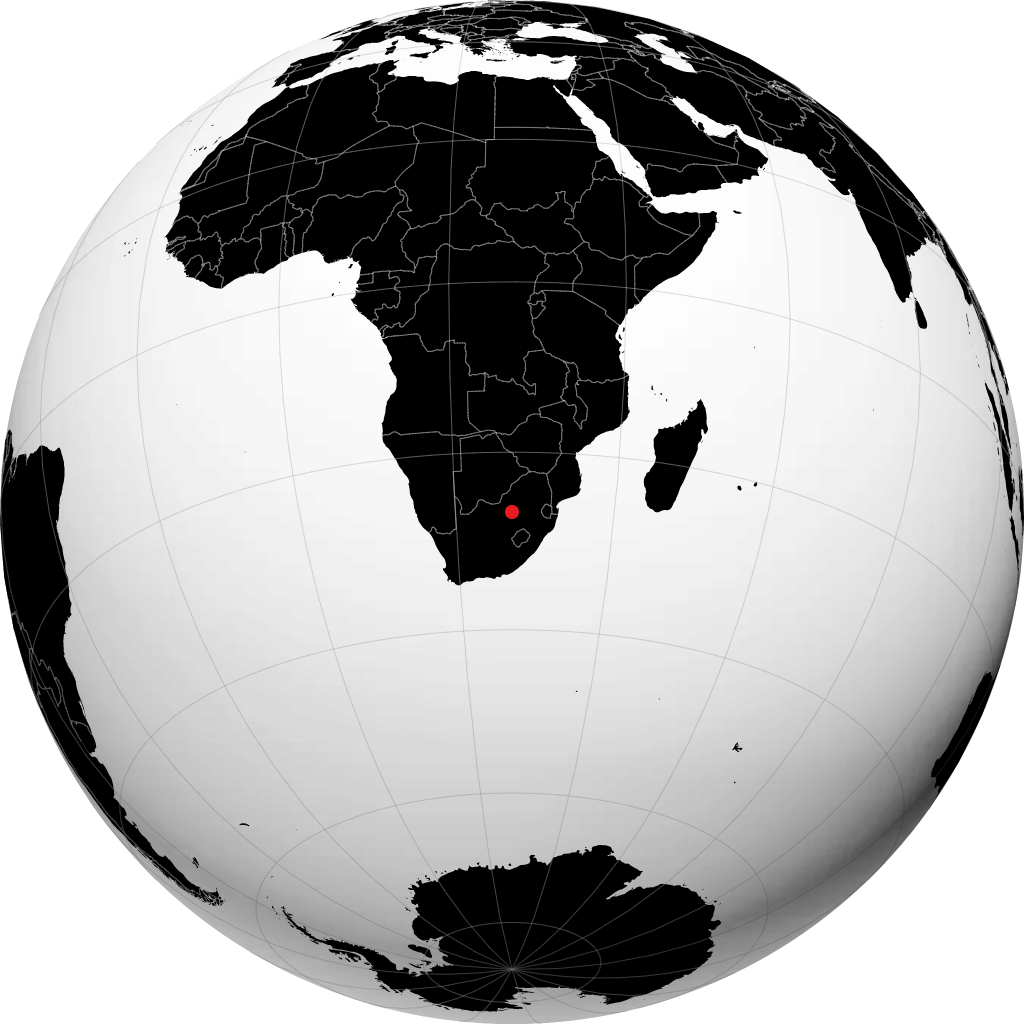 Potchefstroom sul globo