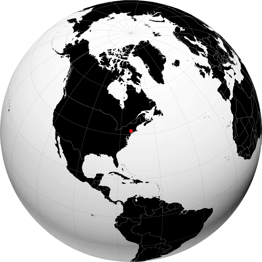 Poughkeepsie sul globo