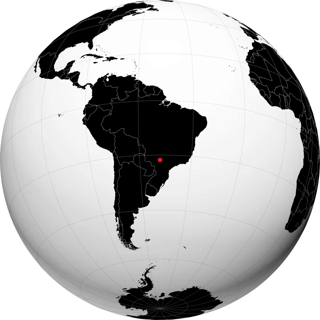 Presidente Epitacio sul globo