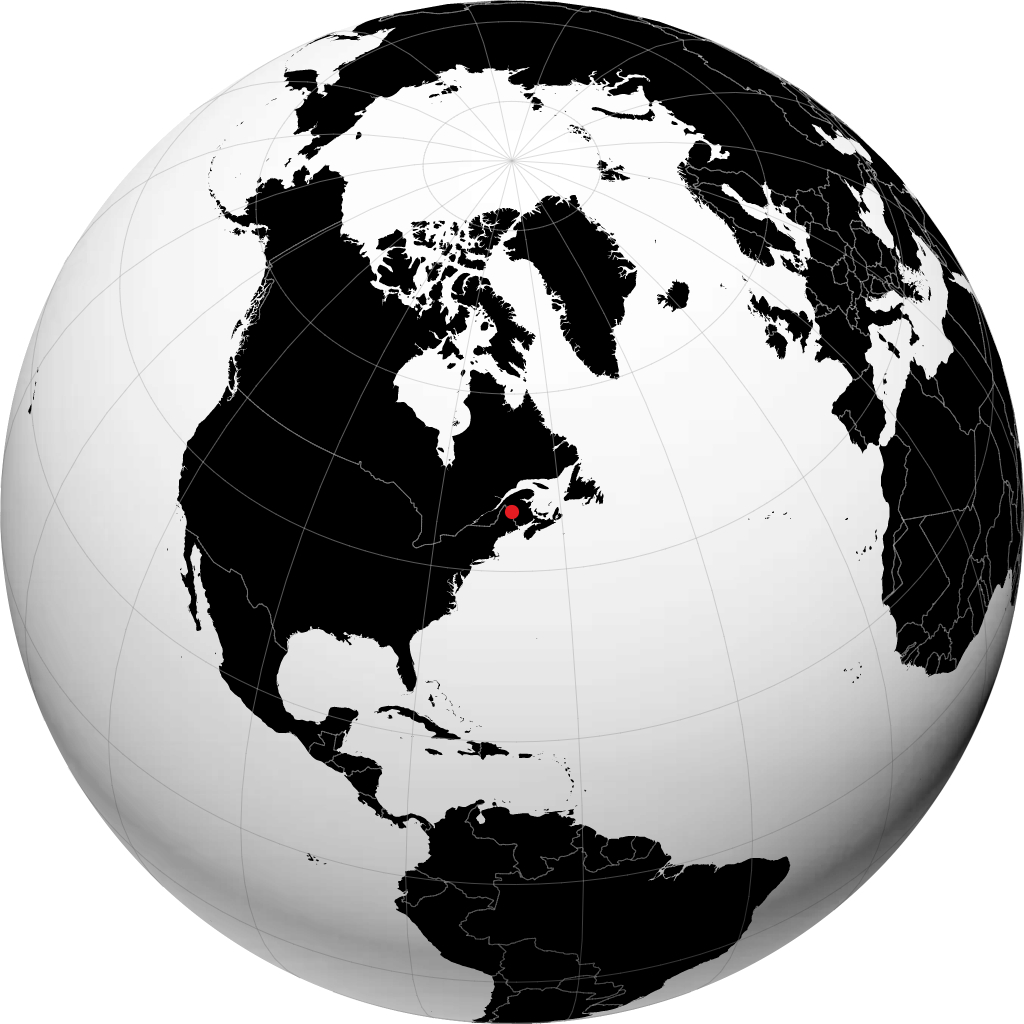 Presque Isle sul globo