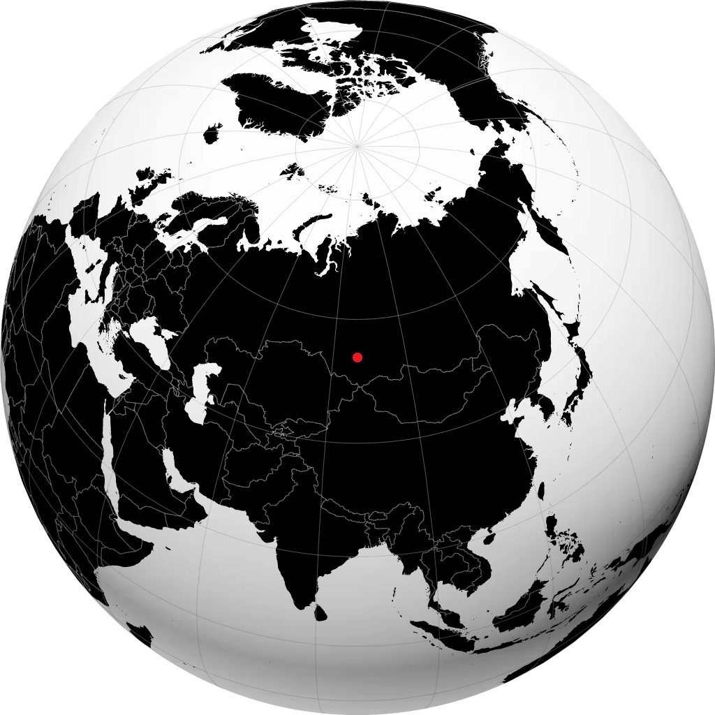 Prokopyevsk sul globo
