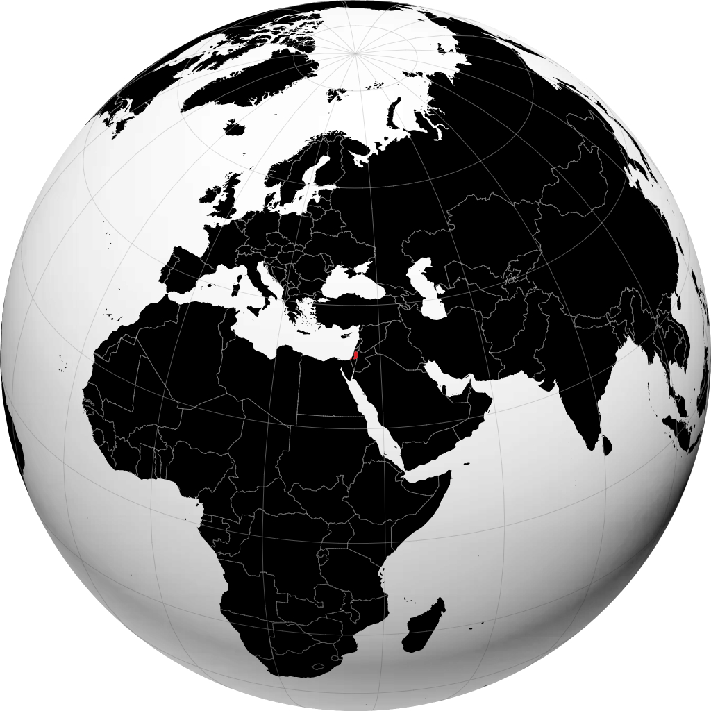 Palestina sul globo