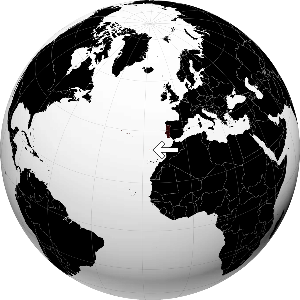 Madeira sul globo