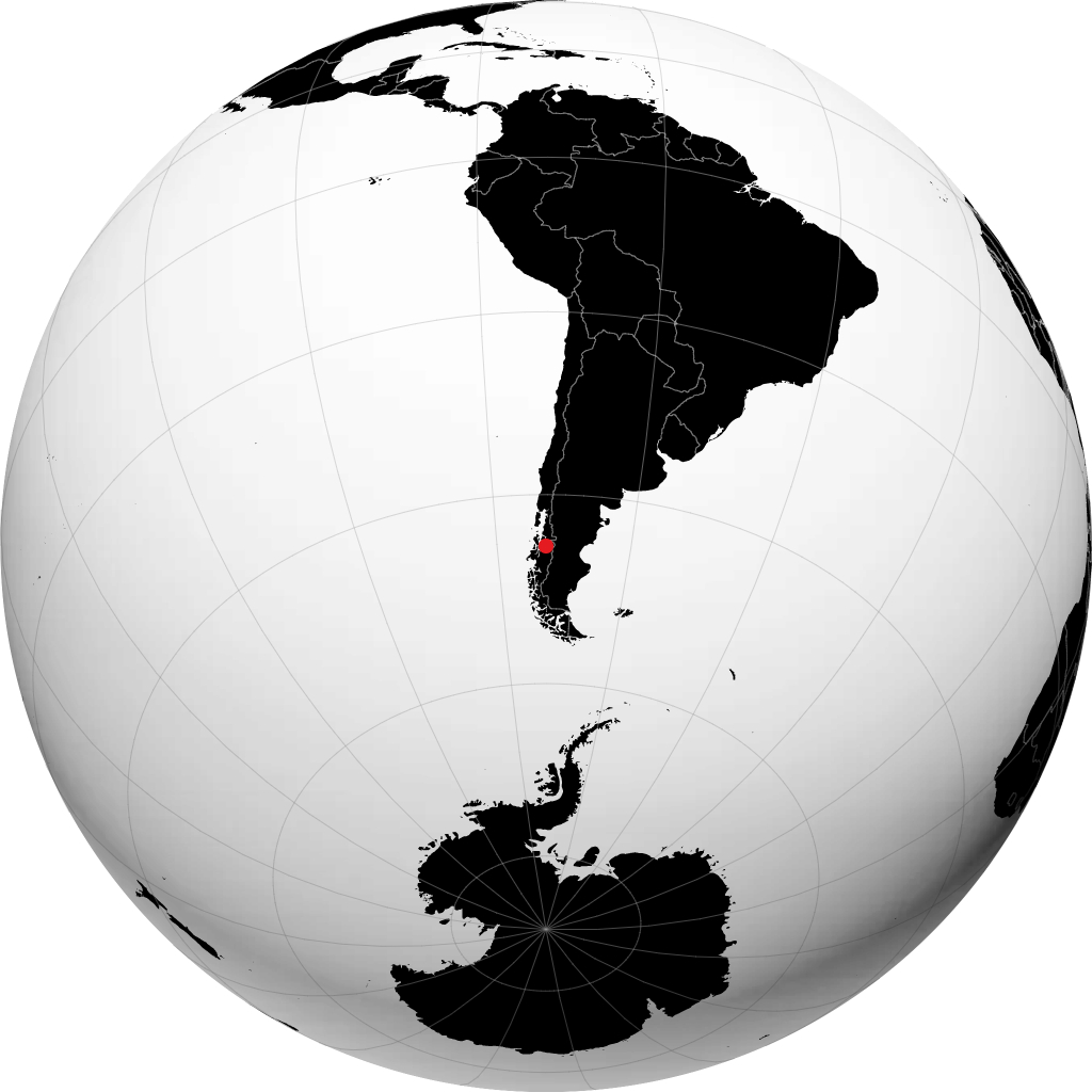 Puerto Aisén sul globo