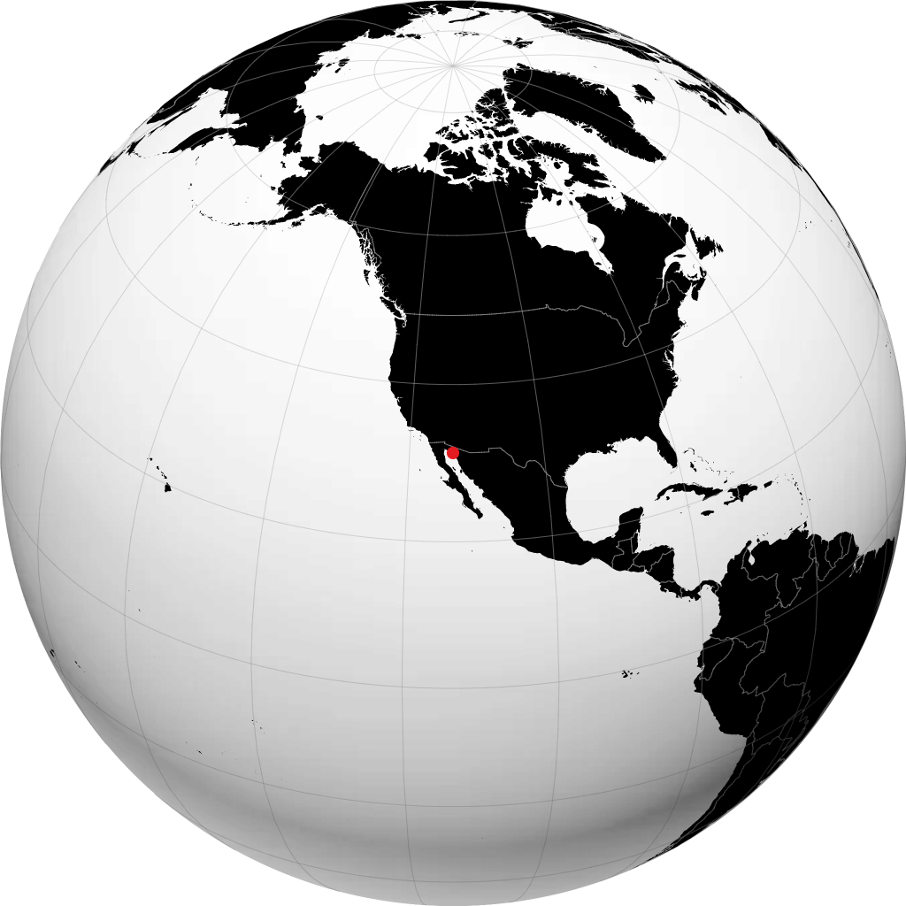 Puerto Peñasco sul globo