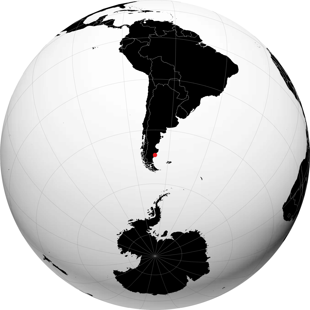 Puerto San Julian sul globo