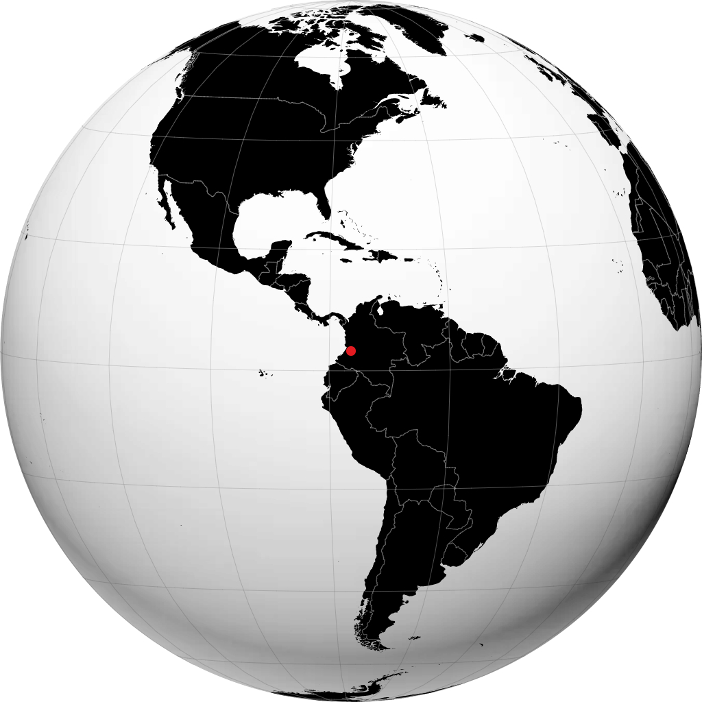 Puerto Tejada sul globo