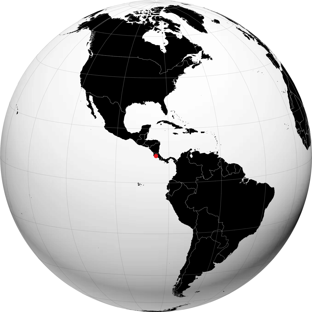 Puntarenas sul globo