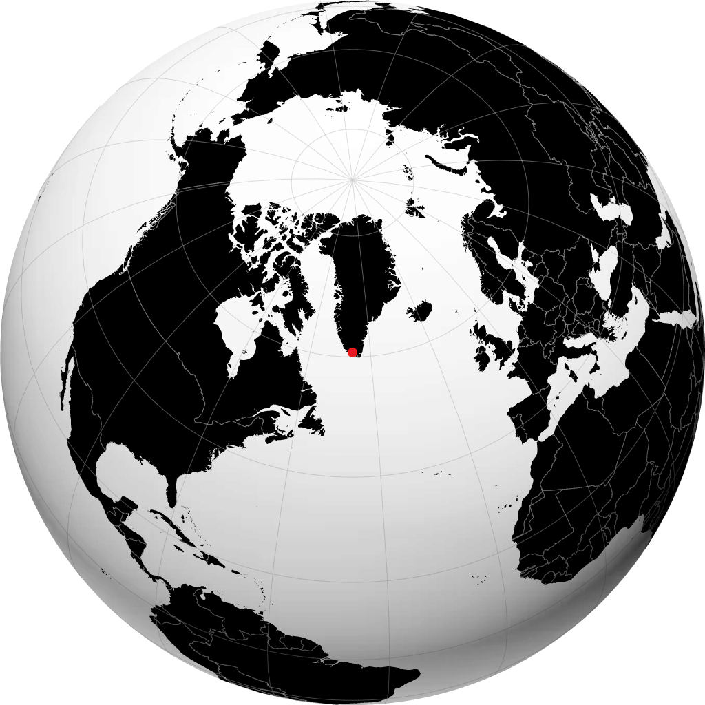 Qaqortoq sul globo
