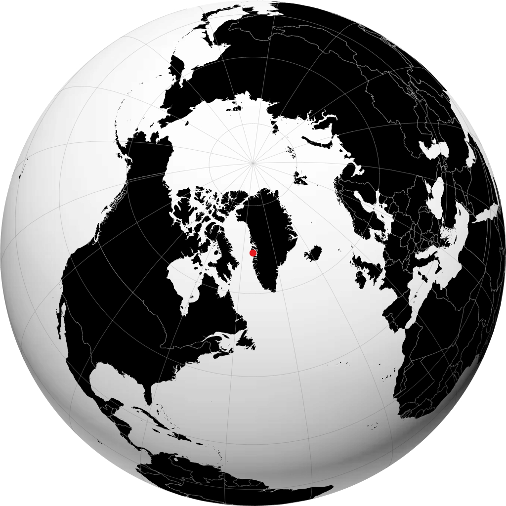 Qeqertarsuaq sul globo
