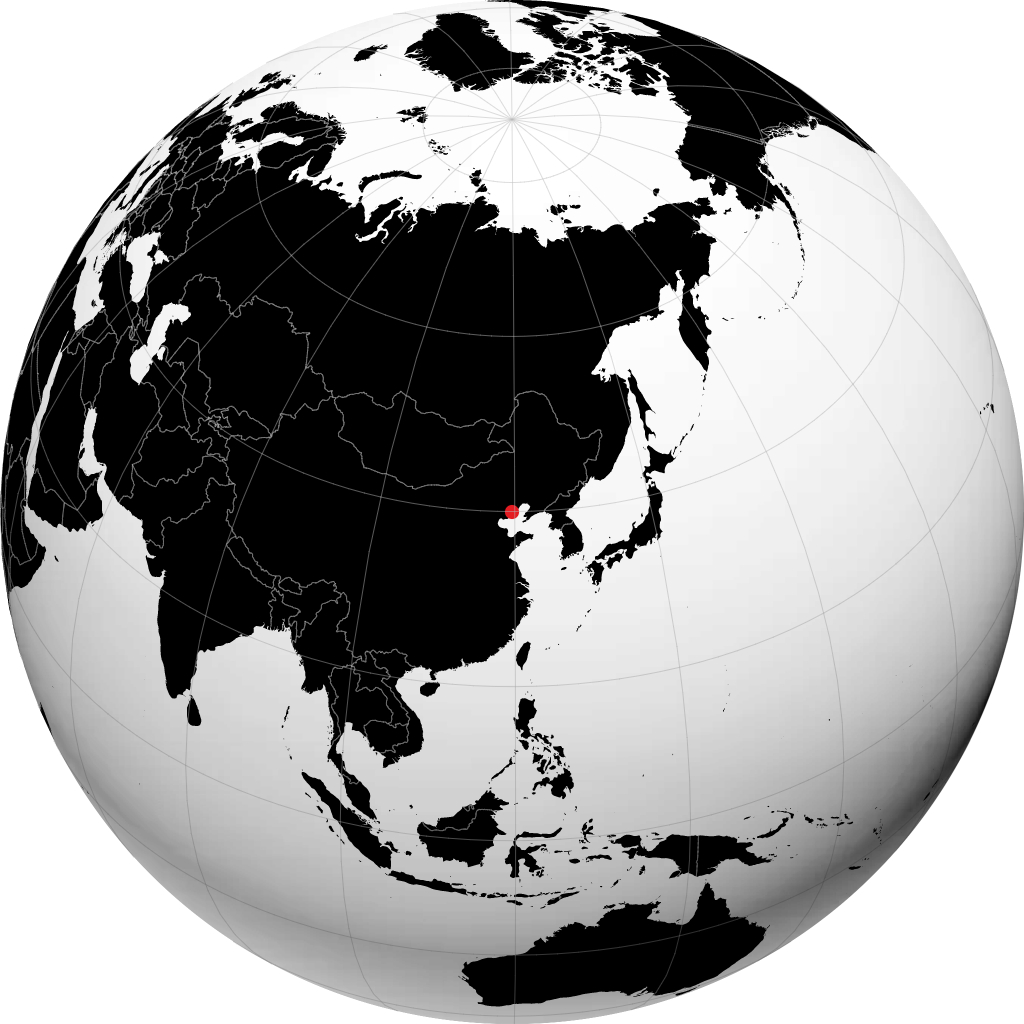 Qinhuangdao sul globo