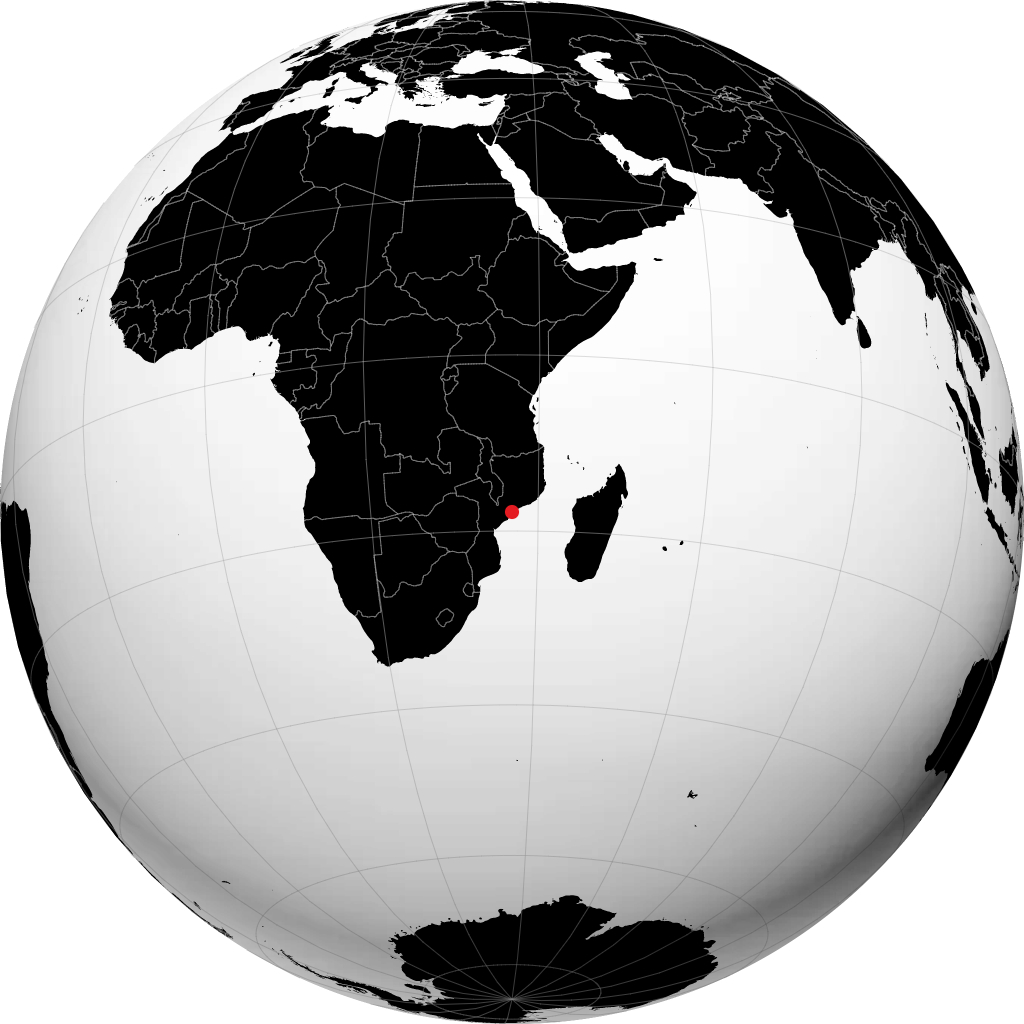 Quelimane sul globo
