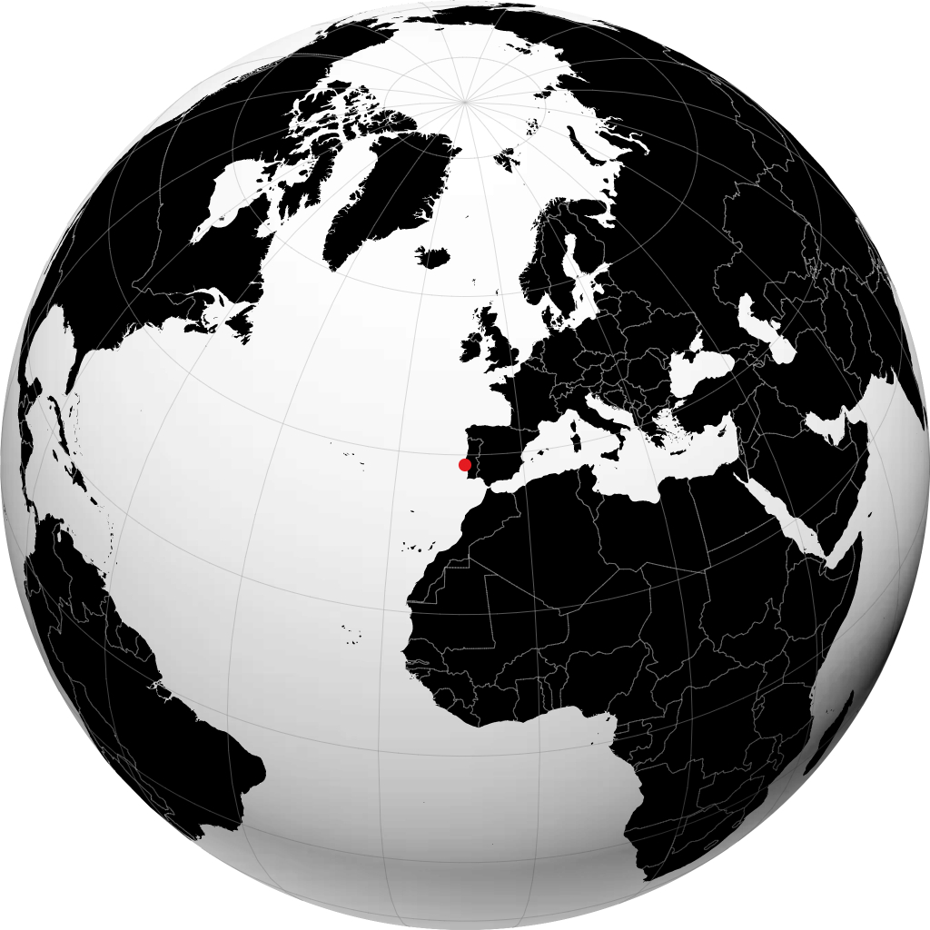 Queluz sul globo