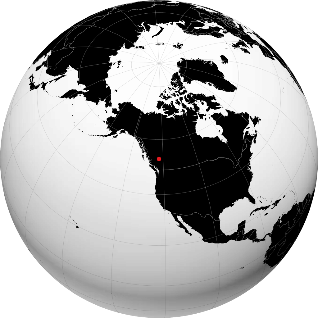 Quesnel sul globo