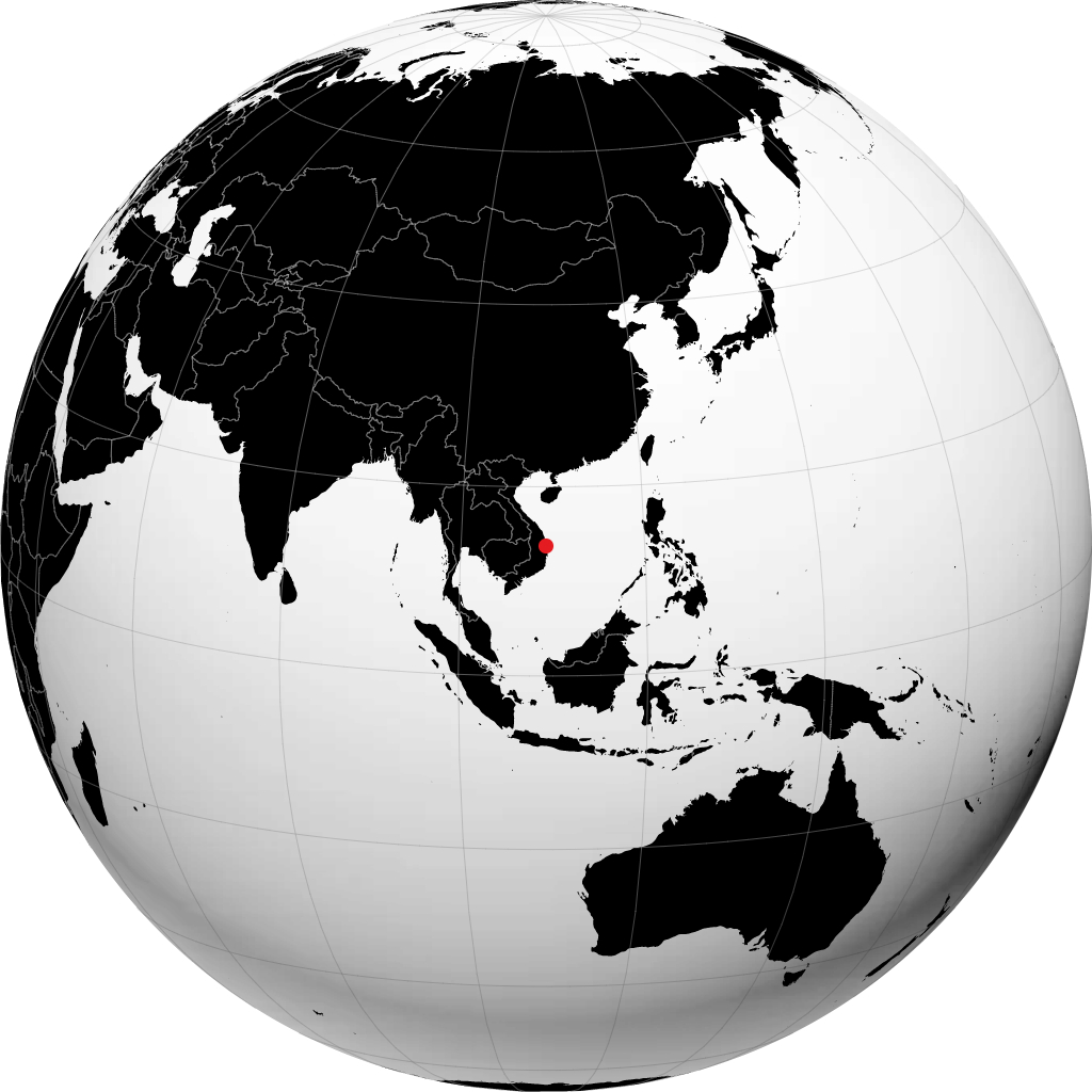 Qui Nhon sul globo