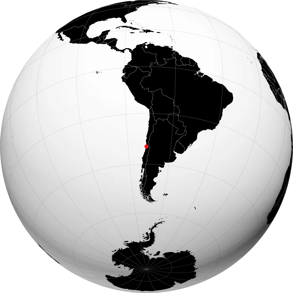 Quilpué sul globo