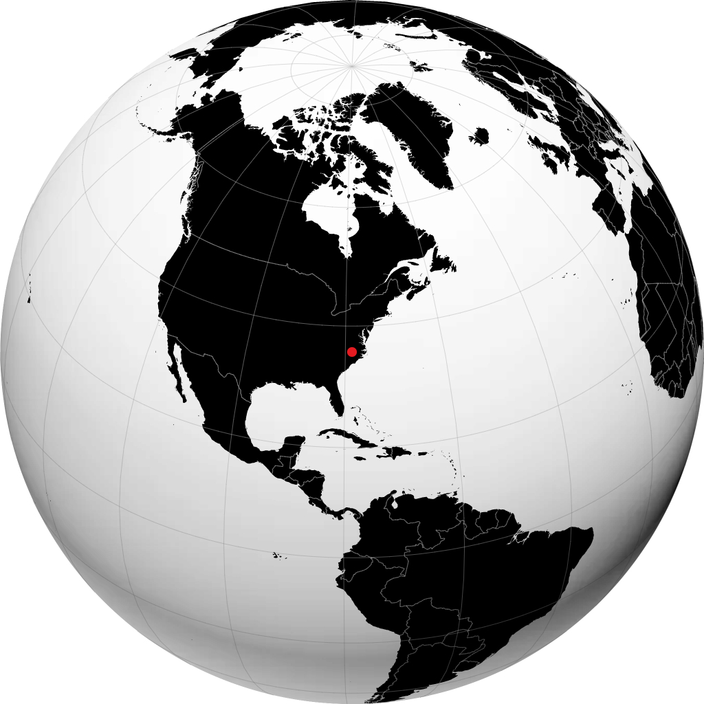 Raleigh sul globo