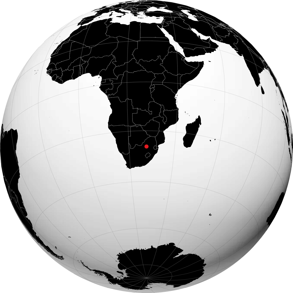 Randfontein sul globo