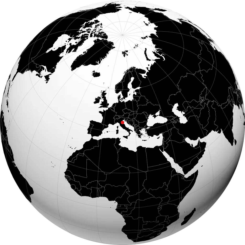 Ravenna sul globo