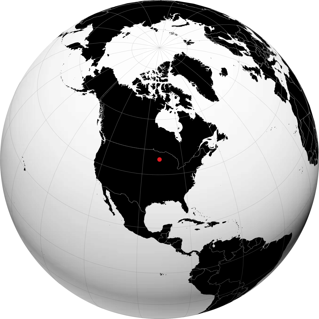 Rice Lake sul globo