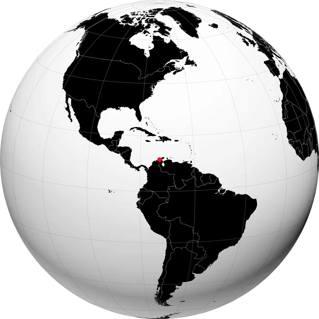 Riohacha sul globo