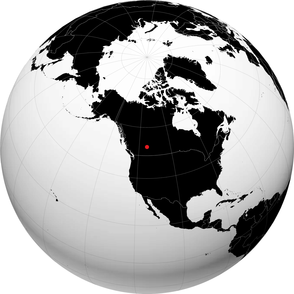 Rocky Mountain House sul globo
