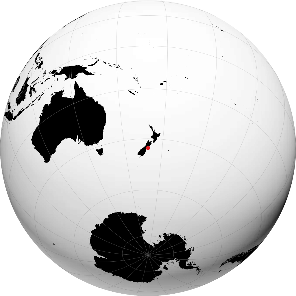 Rolleston sul globo