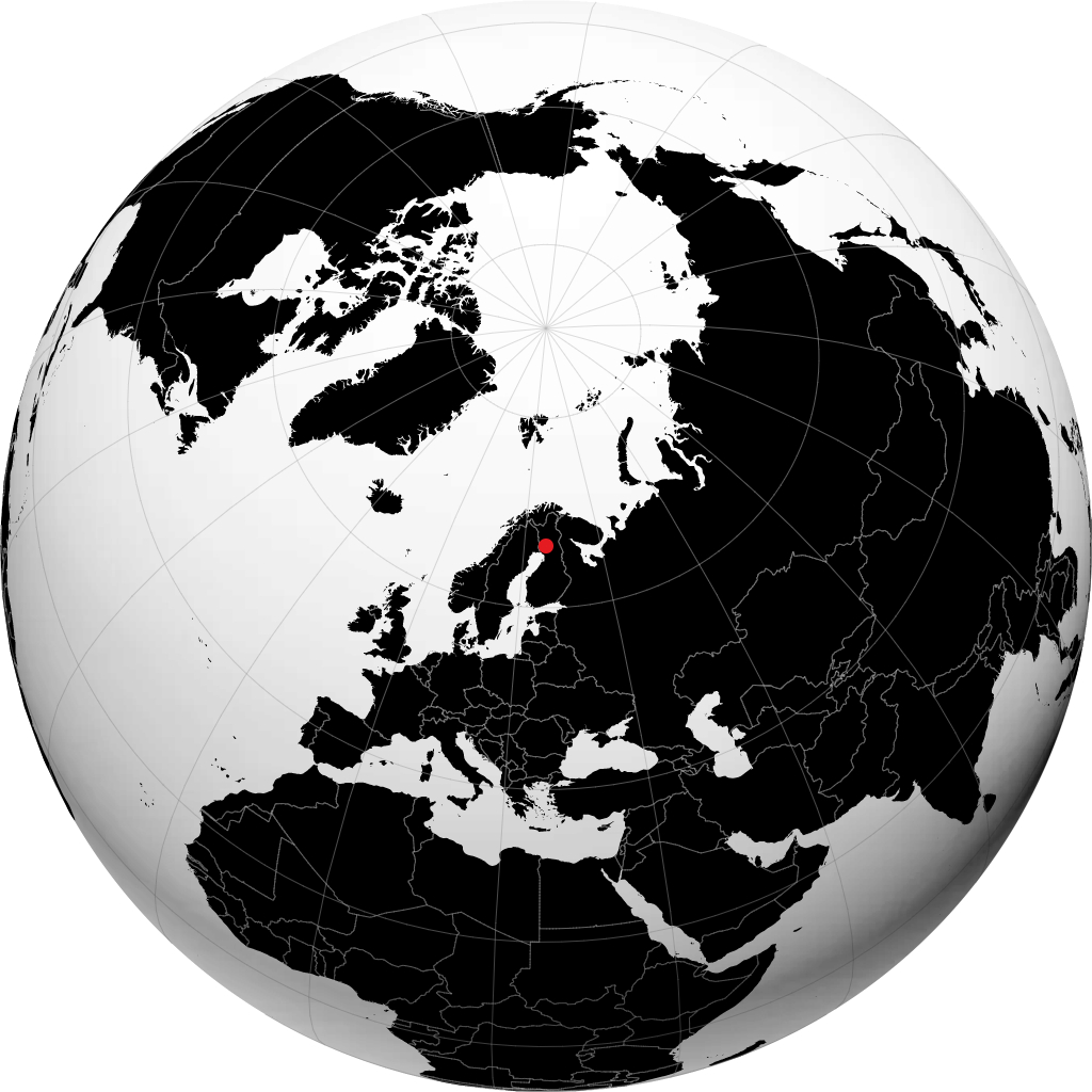 Rovaniemi sul globo