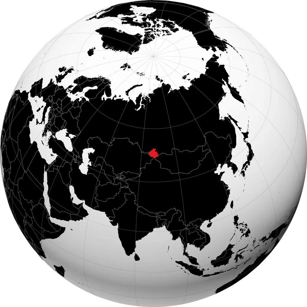 Altaj sul globo