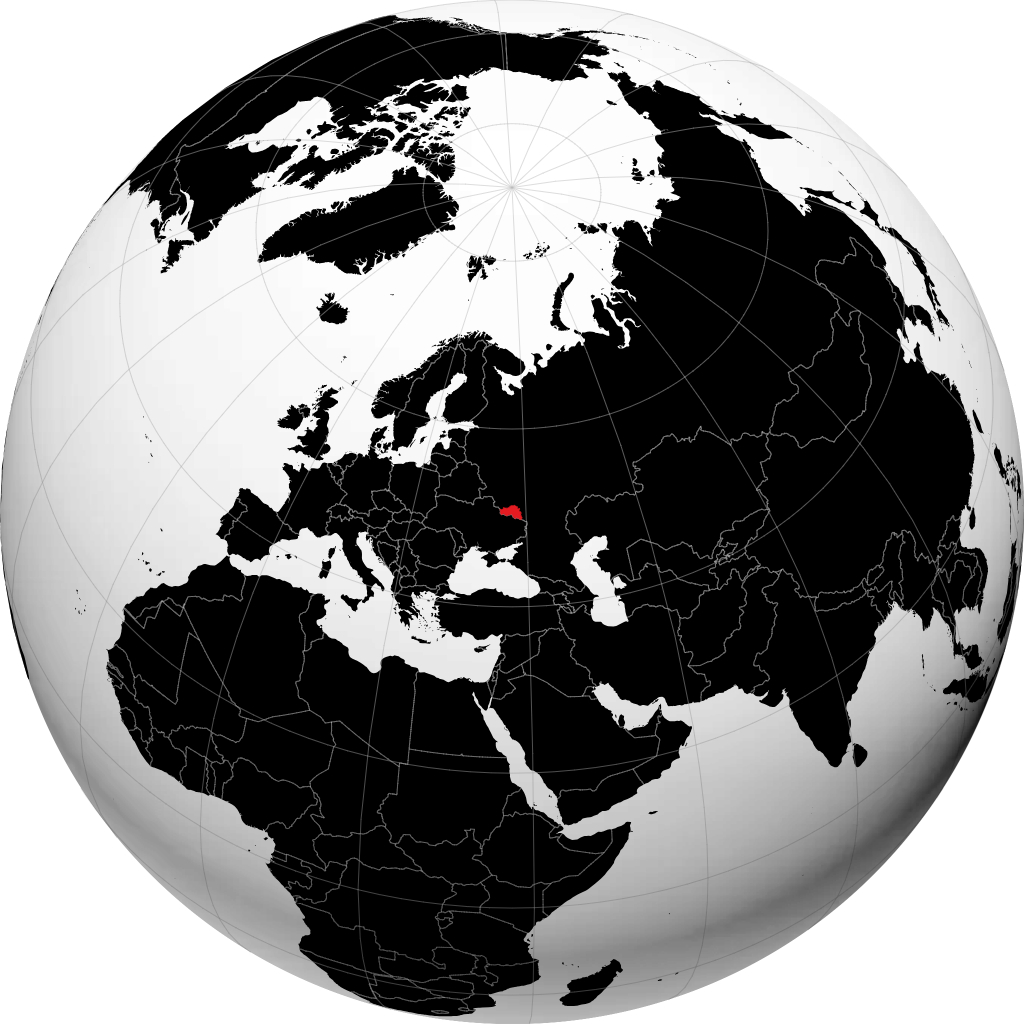 Regione di Belgorod sul globo