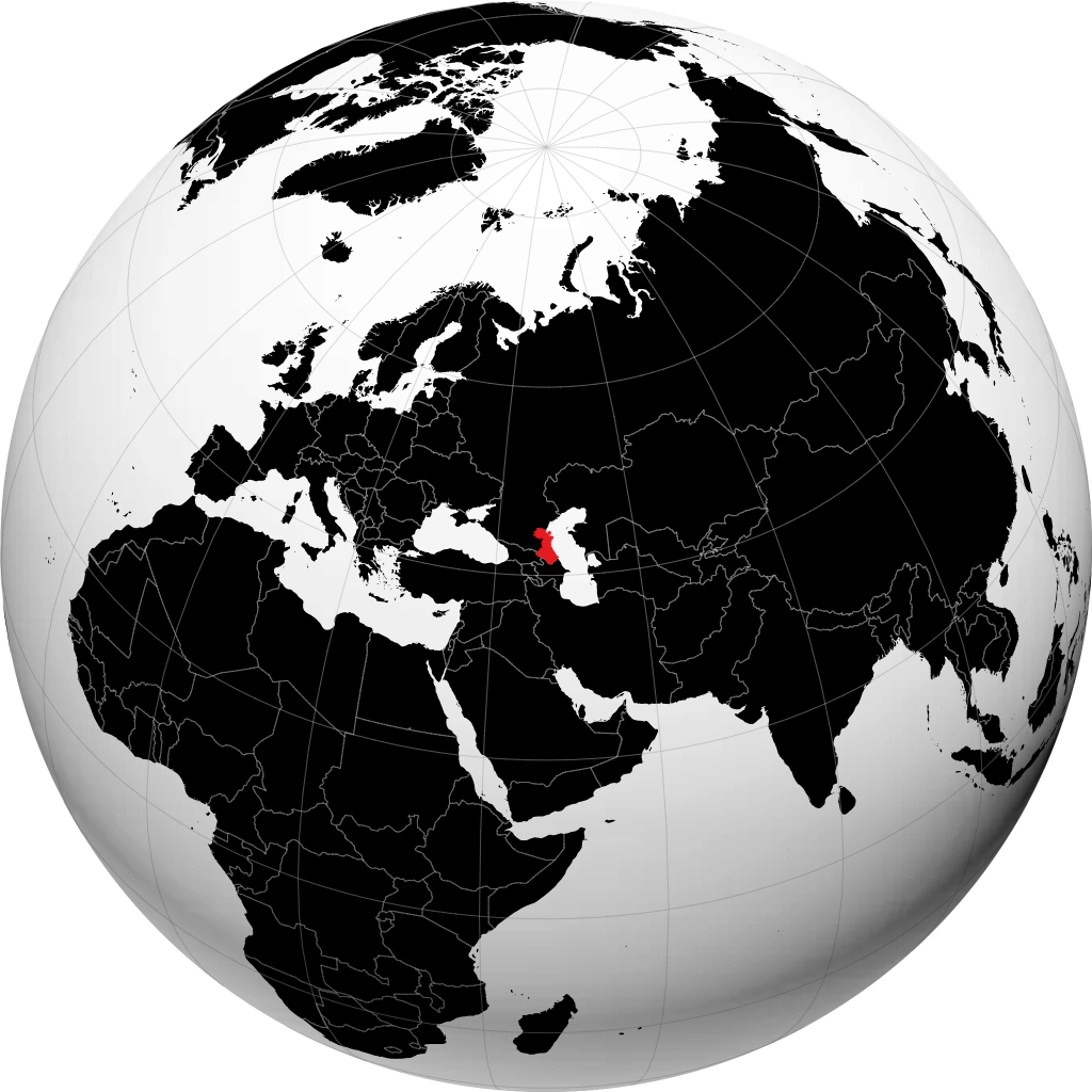 Daghestan sul globo