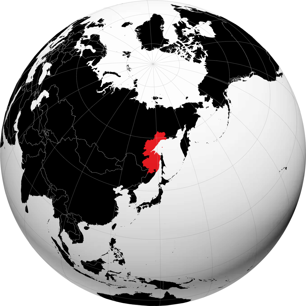 Territorio di Khabarovsk sul globo