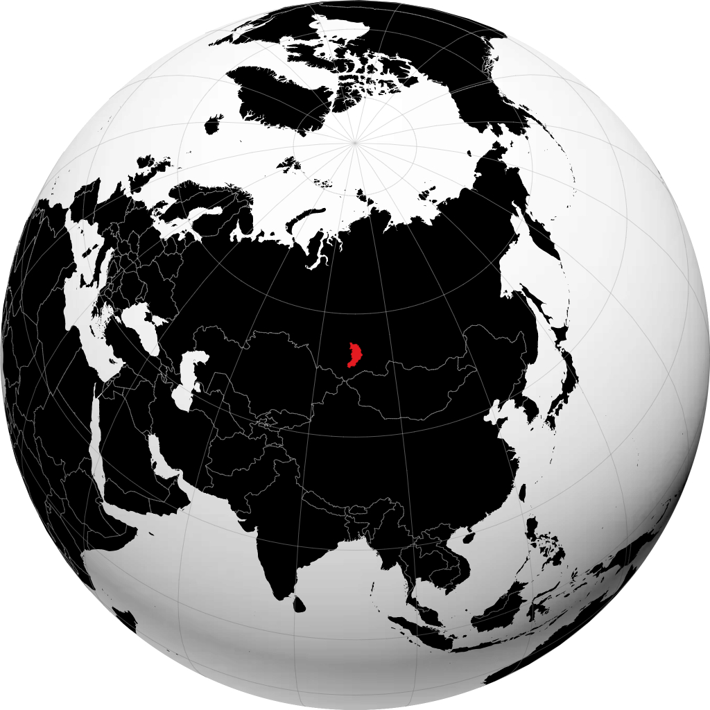 Khakassia sul globo