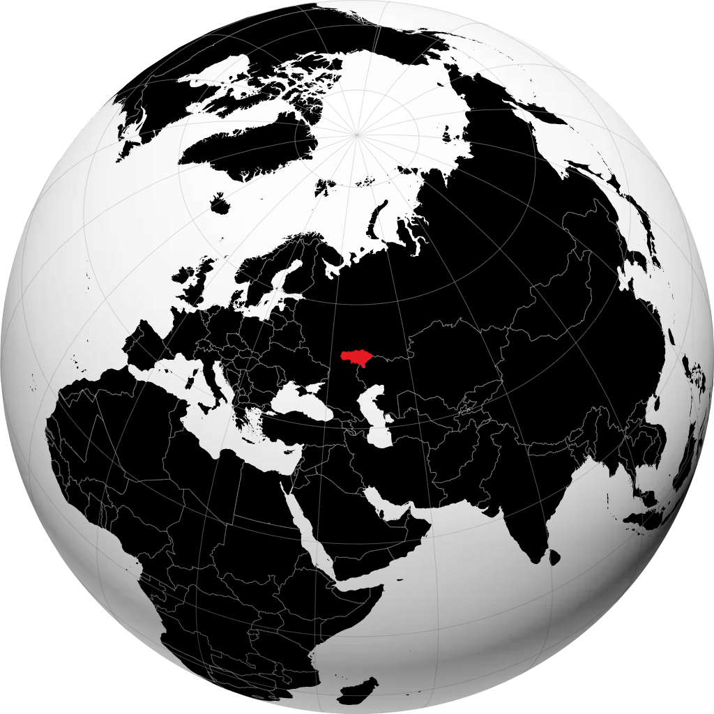 Oblast di Saratov sul globo