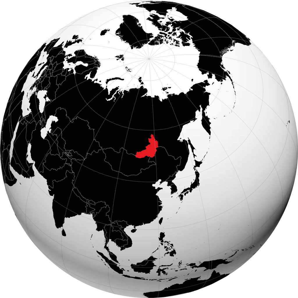 Territorio della Transbajkalia sul globo