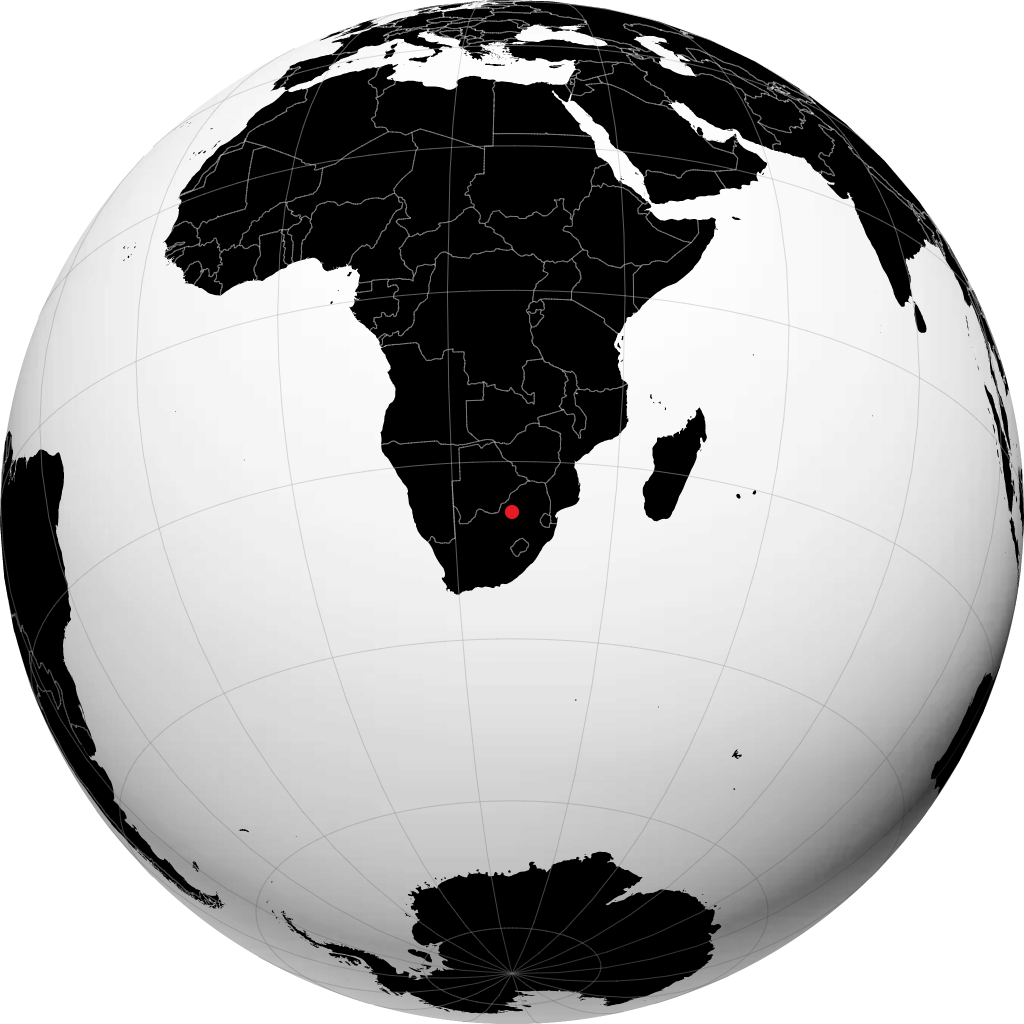 Rustenburg sul globo